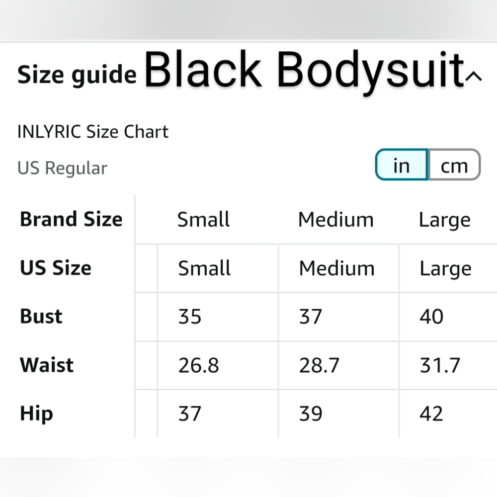 NWT Inlyric Ribbed Bodysuit - Picture 4 of 10
